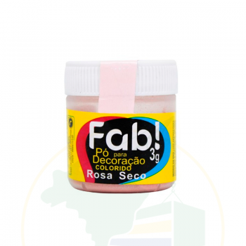 Dekorationspulver - Pó para decoração Rosa Seco Cintilante - FAB! - 3g