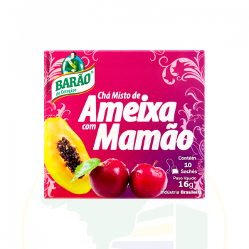 Chá de Ameixa com Mamão Barão - 16g