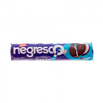 Schokoladen Doppelkekse mit Vanillefüllung - Biscoito Recheado Nestlé Negresco 140g