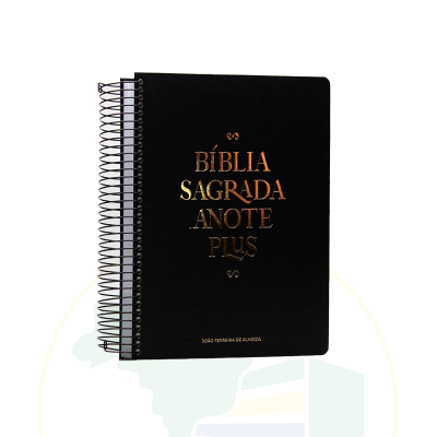 Bíblia Sagrada Anote Plus - RC - Letra Grande - Capa Dura - Espiral Preta