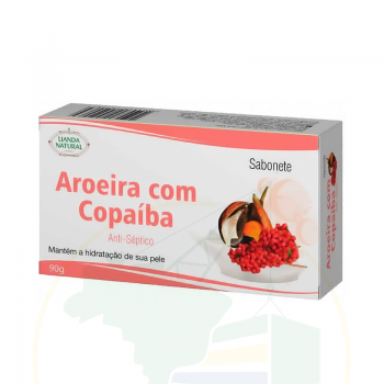 Sabonete Anti-Séptico - Lianda Natural -AROEIRA COM COPAÍBA - 90g