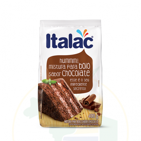 Backmischung für Kuchen mit Schokoladengeschmack - Mistura para Bolo sabor Chocolate - Italac - 400g