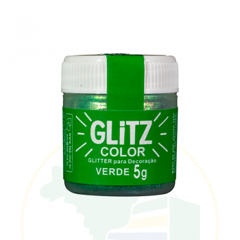 Dekorationspulver - Glitz Color VERDE - Glitter Fab! - 5g