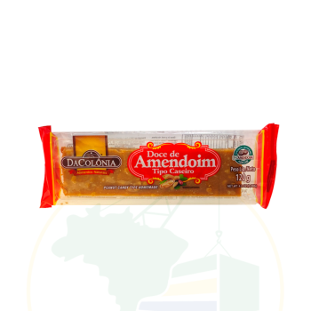 Erdnuss Süssigkeit - Doce de amendoim Tipo Caseiro - DaColônia - 120g