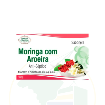 Seife - Sabonete Anti-Séptico - Lianda Natural - MORINGA COM AROREIRA - 90g