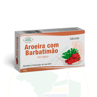 Sabonete Anti-Séptico - Lianda Natural - AROEIRA COM BARBATIMÃO - 90g