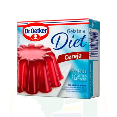 Gelatina Diet - Dr. Oetker - Cereja - 12g