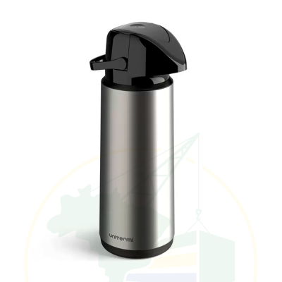 Thermoflasche 1.8L - Garrafa Térmica de Pressão - Inox - 1.8 Litros - Unitermi