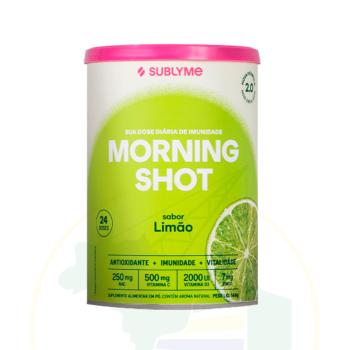 Morning Shot 2.0 sabor Limão - SUBLYME - Lata - 144g