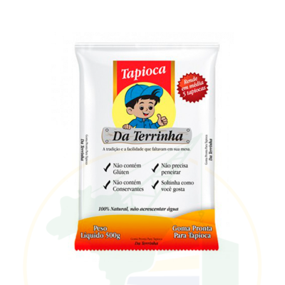 Tapioka hydratisiert - Goma pronta para Tapioca 500g - humidecida DATERRINHA