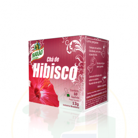 Hibiskus Tee - Chá de Hibisco Barão 13g