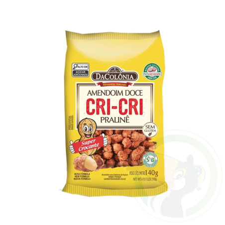 Süsse Erdnüsse, knusprig - Amendoim Doce Crocante Cri-Cri- DaColonia - 140g