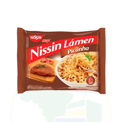 Nudelgericht Instant mit Fleischgeschmack - Nissin Miojo Lámen - Picanha - 85g