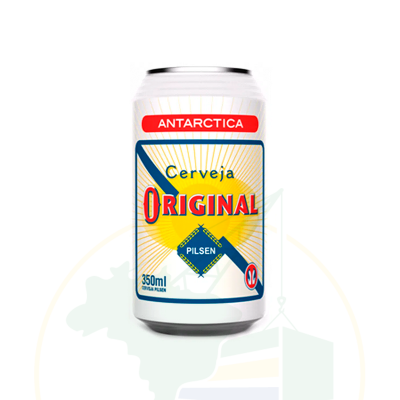 Bier ANTARCTICA Original, Dose - Cerveja ANTARCTICA Original - Lata - 350ml 4.9%vol